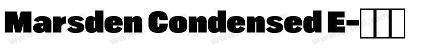 Marsden Condensed E字体转换